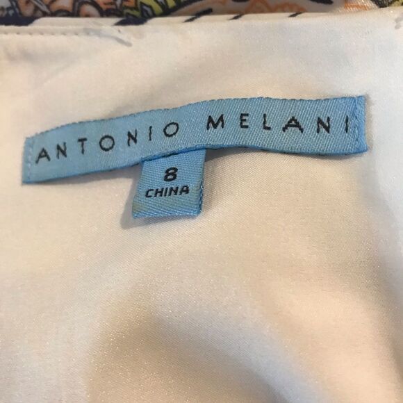 ANTONIO MELANI Skirt Women's Size 8 Multi-Colored Midi Pencil Skirt - Picture 5 of 6